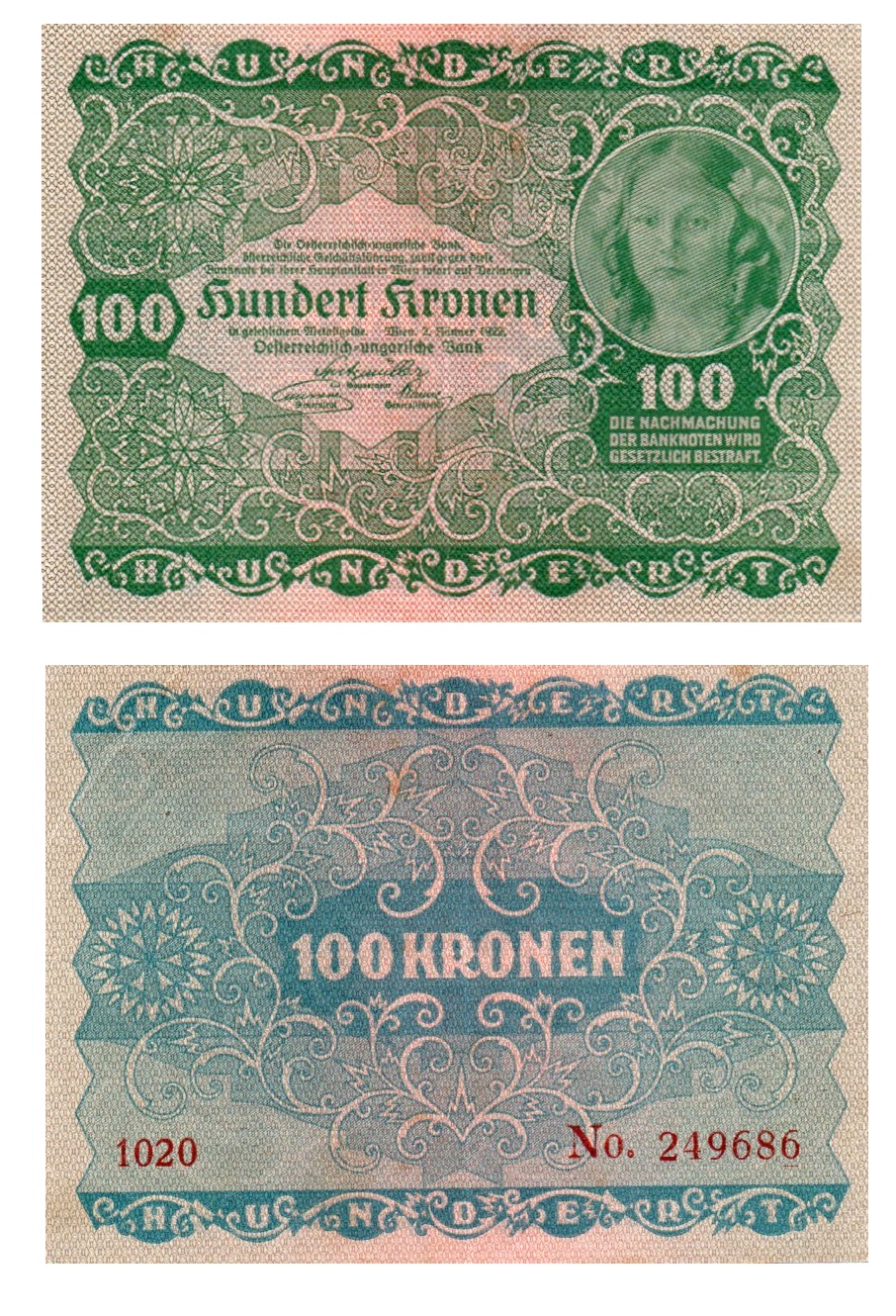 Austria #77/XF  100 Kronen
